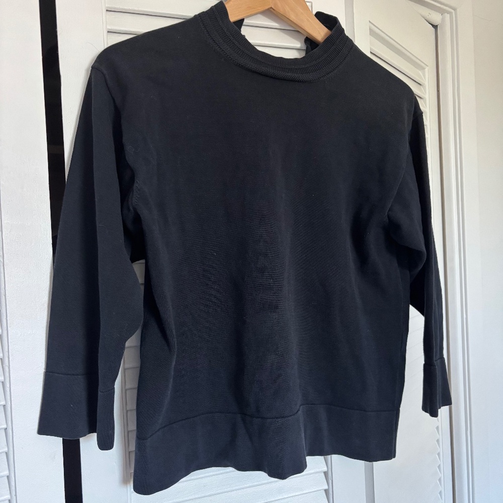 Sofie D'Hoore Cotton Pullover Sweater Top Chic Black 36